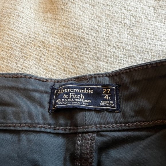 Abercrombie and Fitch Black Trouser Pants size 27/4 - Picture 3 of 5